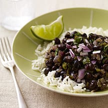 Photo of Cuban black beans and rice by WW