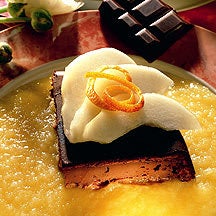 Photo de/du Gâteau au chocolat au coulis de poire par WW