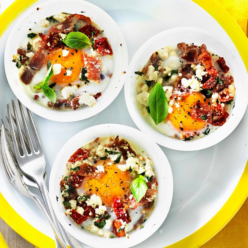 Photo of Baked eggs with prosciutto by WW