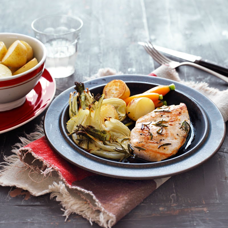 Photo of Pan fried chicken with fennel and rosemary by WW