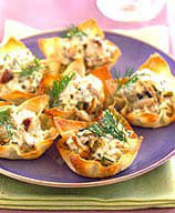 Photo of Herring Tartlets with Sour Cream, Capers and Dill by WW