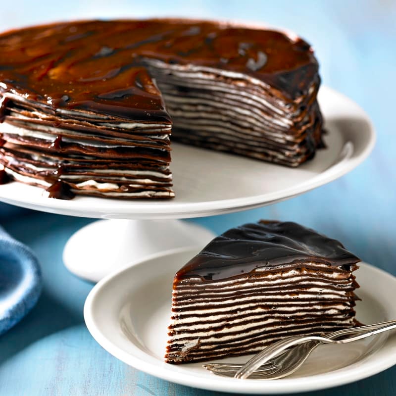 Photo of Chocolate crepe stack by WW