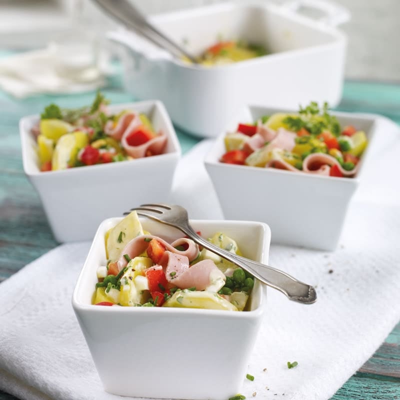 Foto Kartoffel-Schinken-Salat mit Kräuterdressing von WW