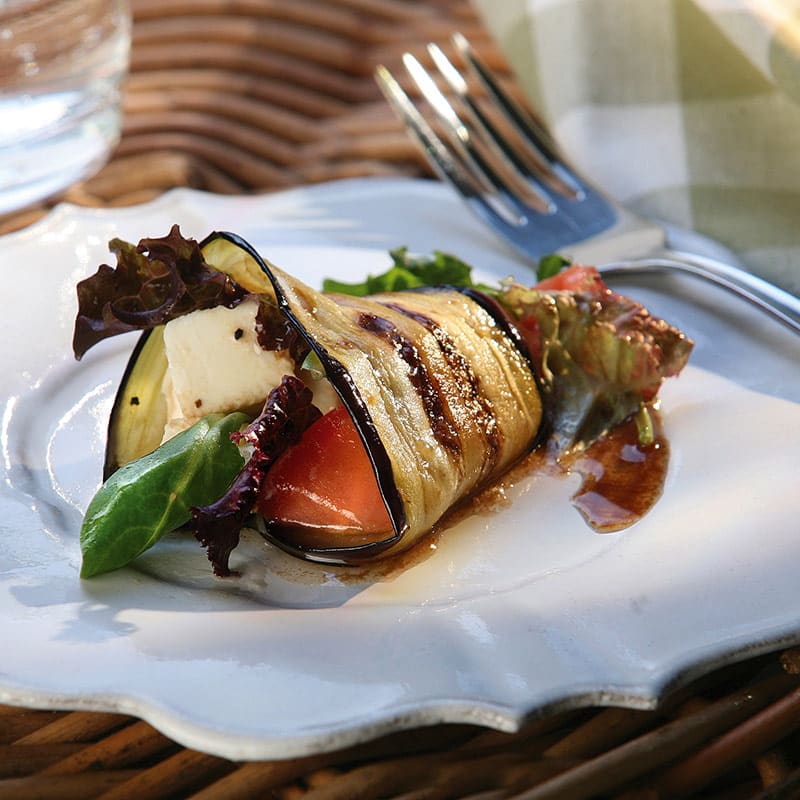 Foto av Rostad aubergine med mozzarella och tomat från WW ViktVäktarna