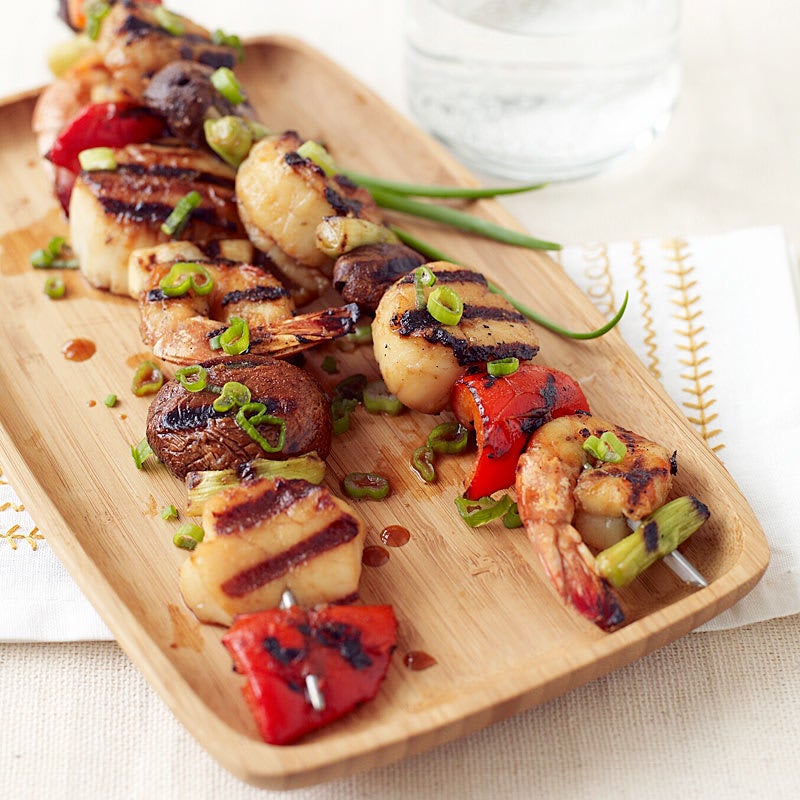 Photo of Soy-wasabi shrimp and scallop skewers by WW