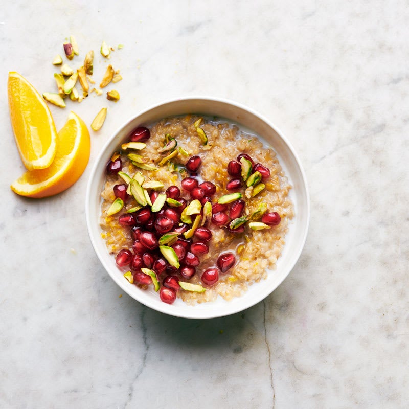 Photo of Irish Steel-Cut Oats with Pomegranate and Pistachios by WW