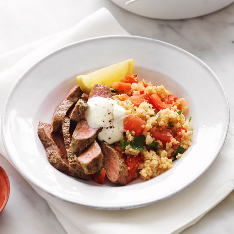 Photo of Rosemary lamb with burghul pilaf by WW