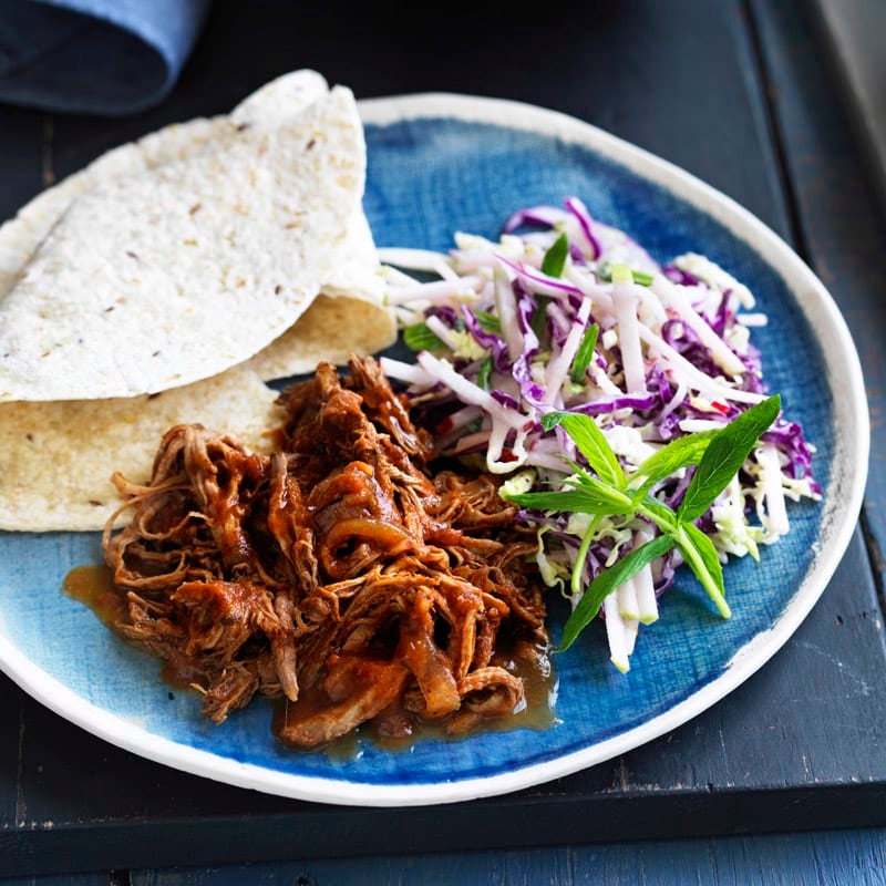 Photo of American pulled beef with apple slaw by WW