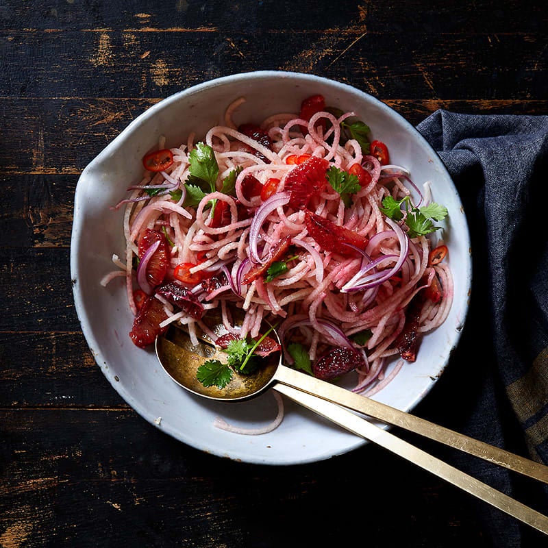 Photo of Jicama noodles with citrus dressing by WW