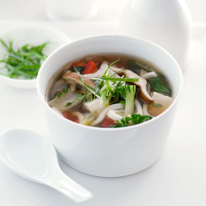 Photo of Udon noodle broth with tofu by WW