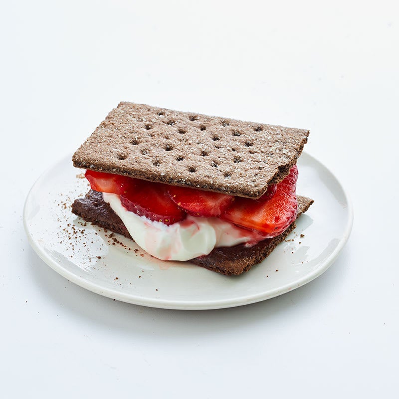 Photo of Strawberries & Cream Chocolate Cookie Sandwich by WW