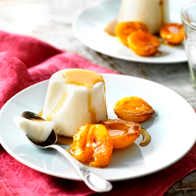 Photo of Cardamom-infused panna cotta with apricots by WW