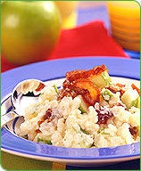 Photo of Creamy rice pudding with apples and dates by WW