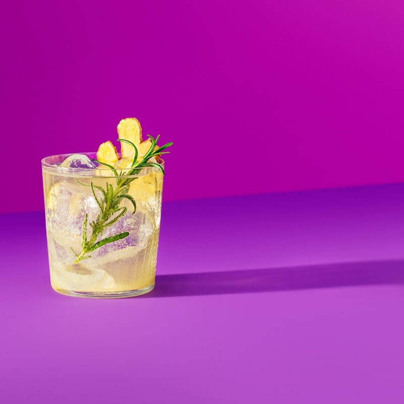 Rosemary-Ginger Prosecco Spritzers