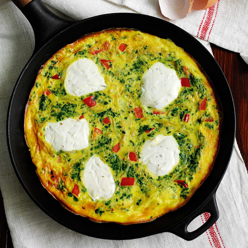 Photo of Spinach & soft cheese frittata by WW
