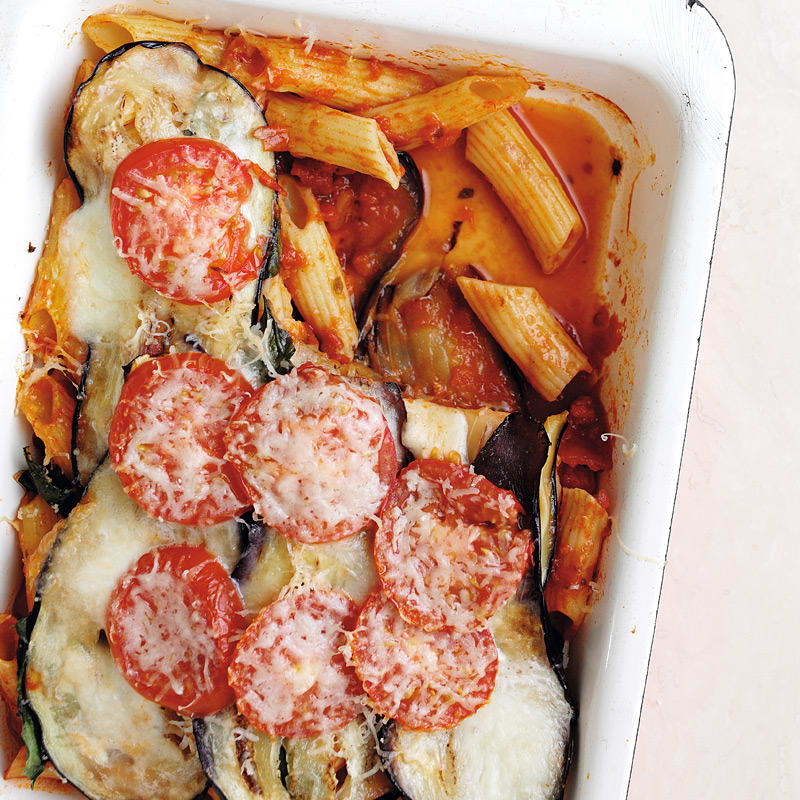 Photo of Aubergine and tomato pasta bake by WW
