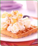 Photo of Creamy Fruit-Topped Waffles by WW