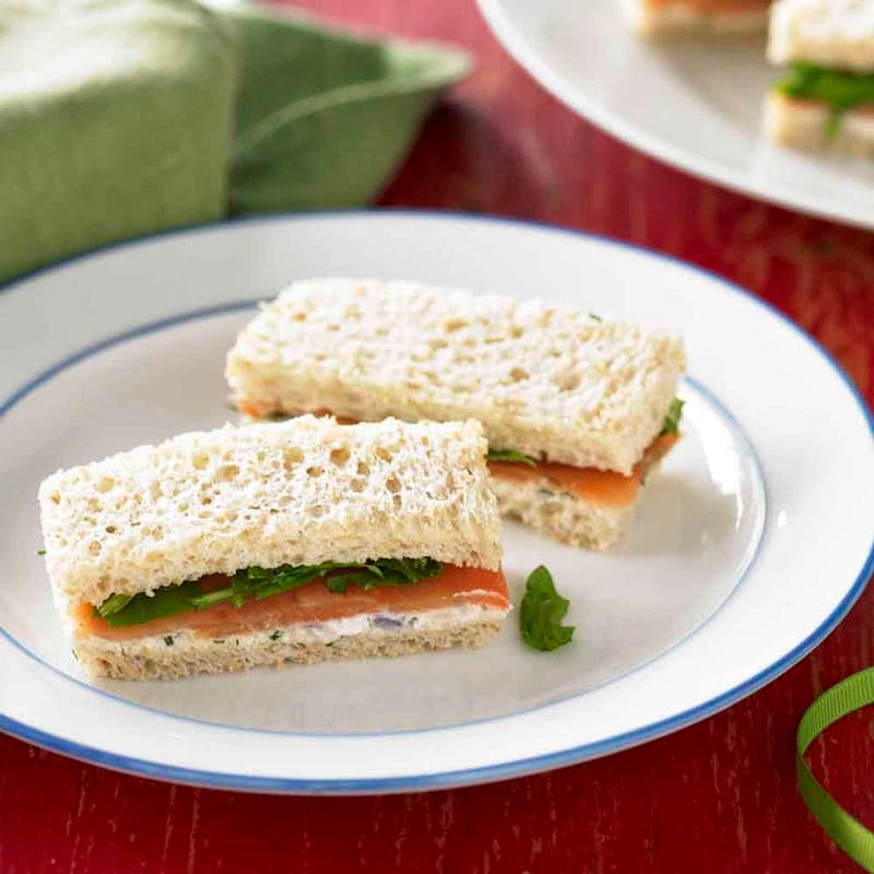 Photo of Smoked salmon and rocket finger sandwiches by WW