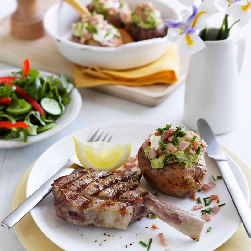 Photo of Barbecued veal with jacket potatoes by WW
