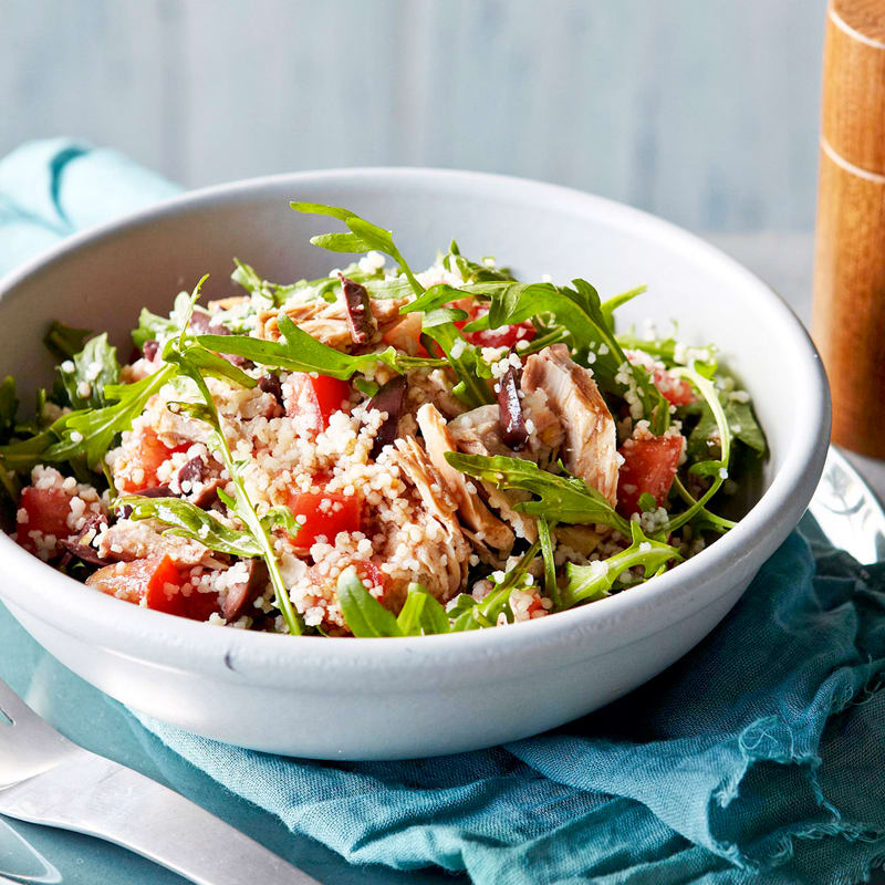 Photo of Couscous salad with tuna, tomatoes, olives and rocket by WW