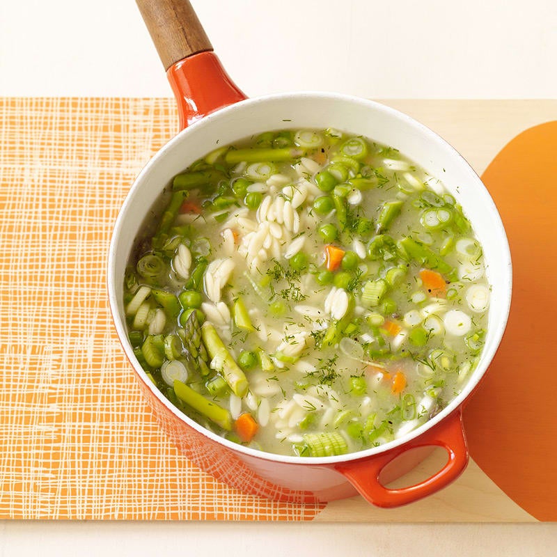 Photo of Spring Vegetable Soup with Orzo by WW