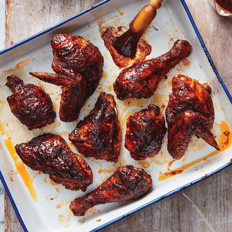 Photo of Oven-barbecued chicken with mop sauce by WW