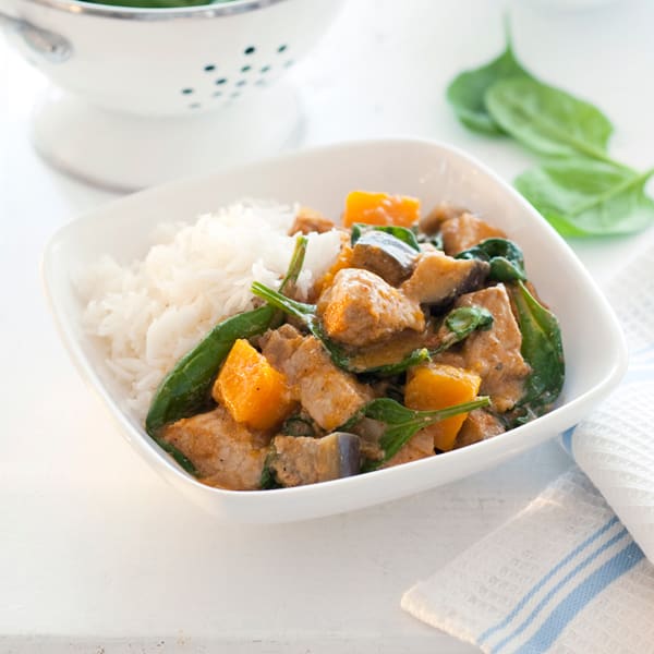 Photo of Pork, eggplant and pumpkin curry by WW