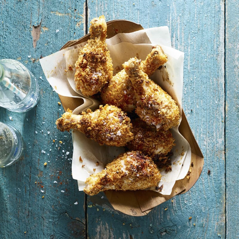 Photo of Crunchy oven-fried drumsticks by WW