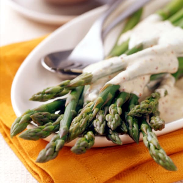 Photo of Asparagus with Shallot-Mustard Cream by WW