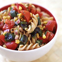 Photo of Pan-Roasted Corn and Poblano Chili Pasta Salad by WW