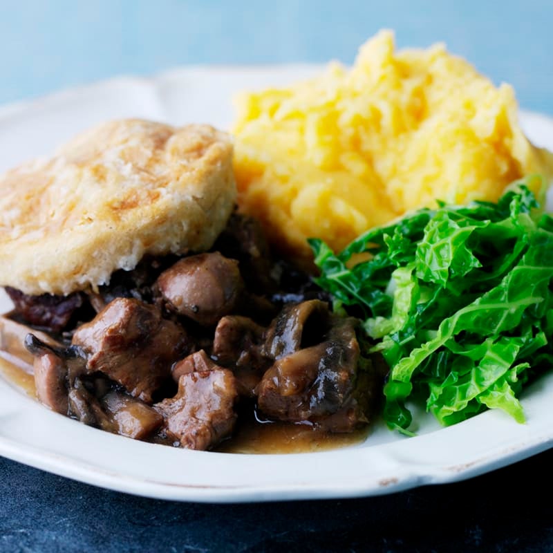 Photo of Steak & kidney puddings with butternut mash by WW