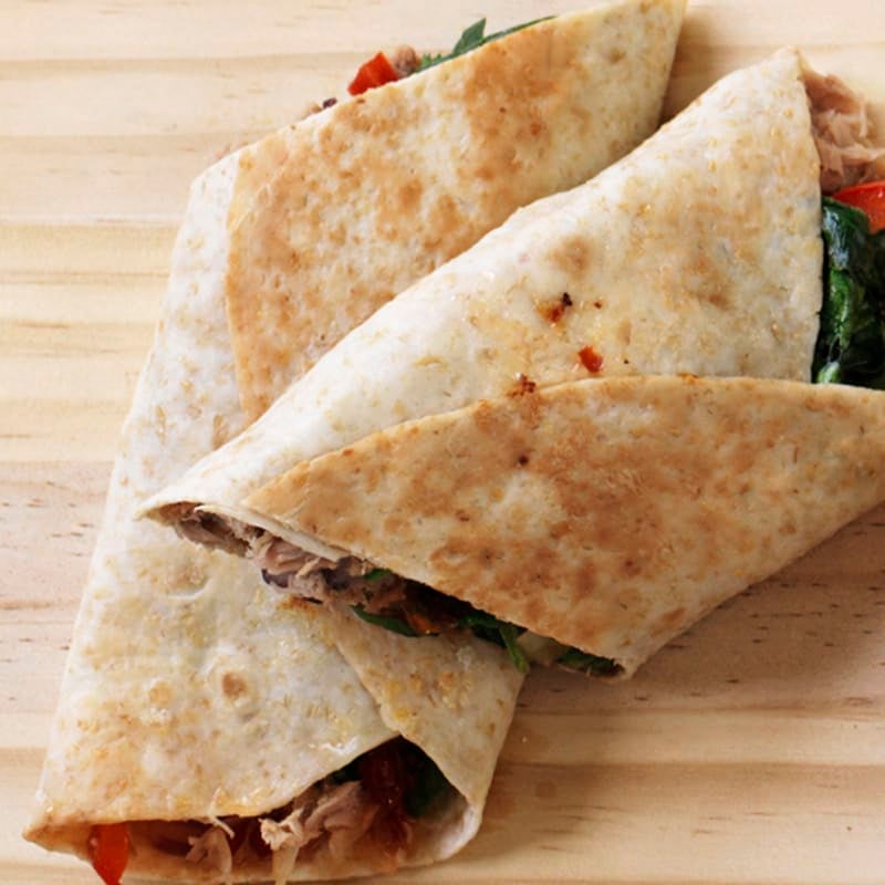 Photo of Tuna, spinach and sweet chilli wrap by WW