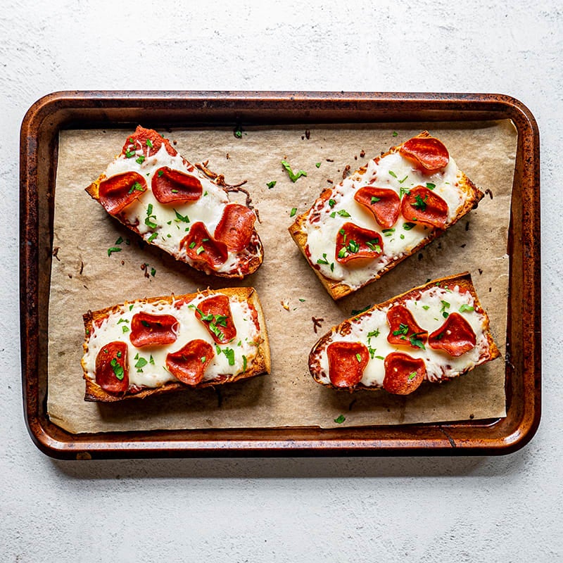 Photo of Pepperoni French bread pizza by WW