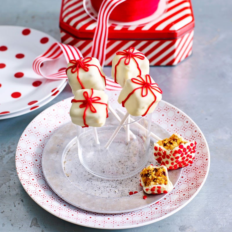 Photo of Christmas present cake pops by WW