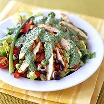Photo of Southwest Chicken Salad with Creamy Green Chili Dressing by WW