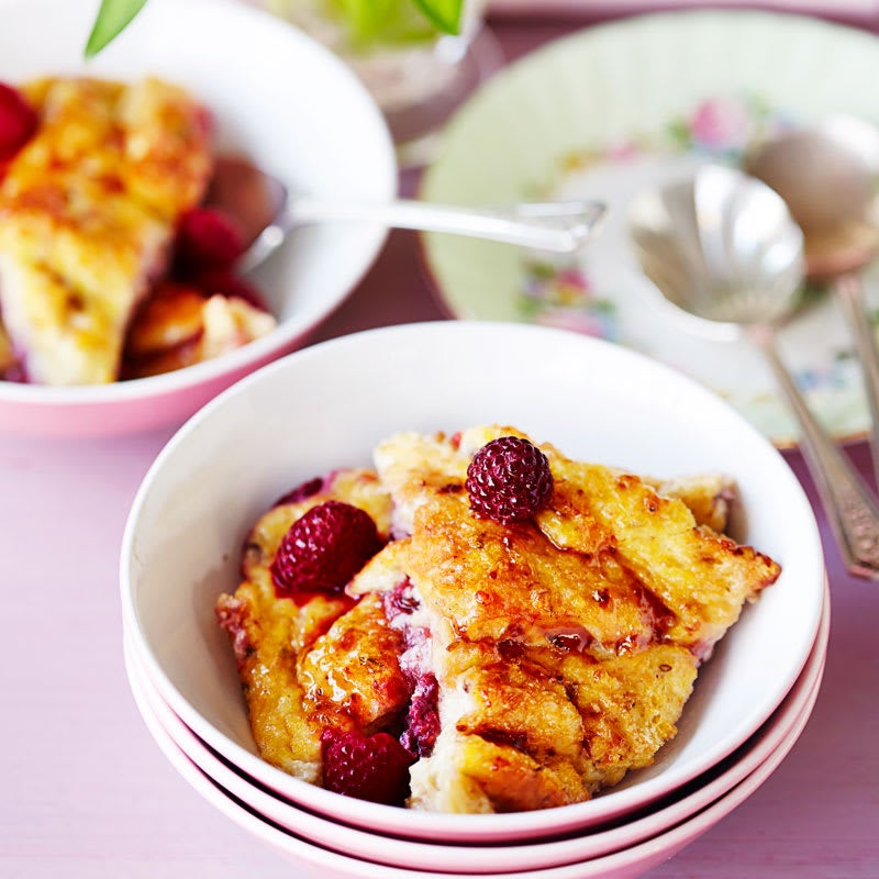 Photo of Raspberry bread and butter pudding by WW