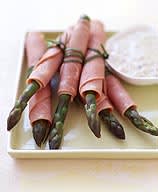 Photo of Ham and asparagus rolls with creamy salsa dip by WW