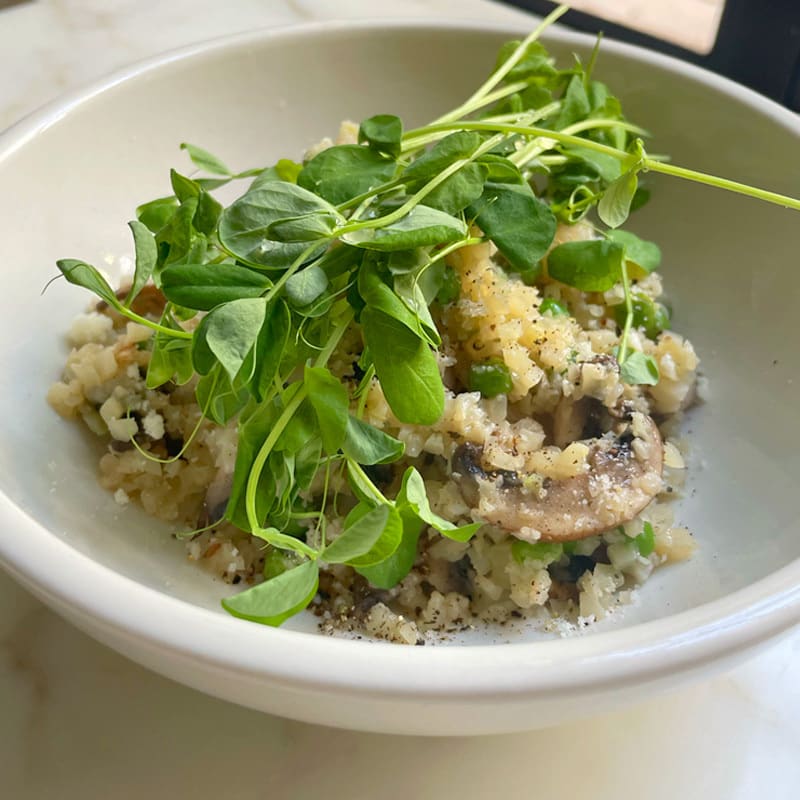 Photo of Spring Pea and Mushroom Cauliflower Risotto by Katie Lee Biegel by WW