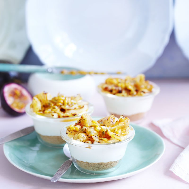 Photo of Caramelised pineapple cheesecake pots by WW