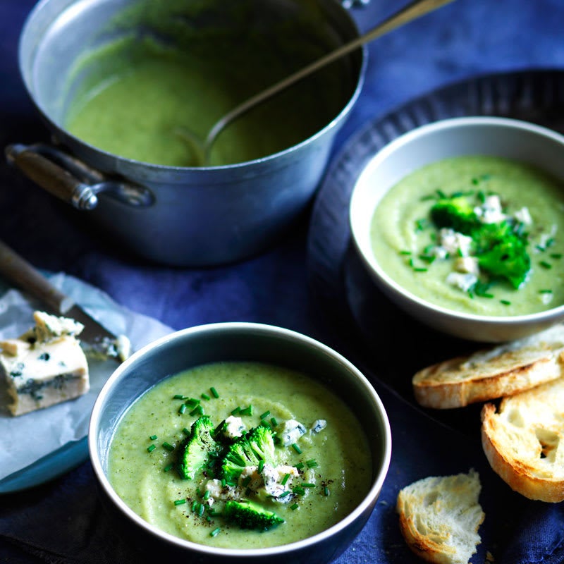 Photo of Broccoli and blue cheese soup by WW