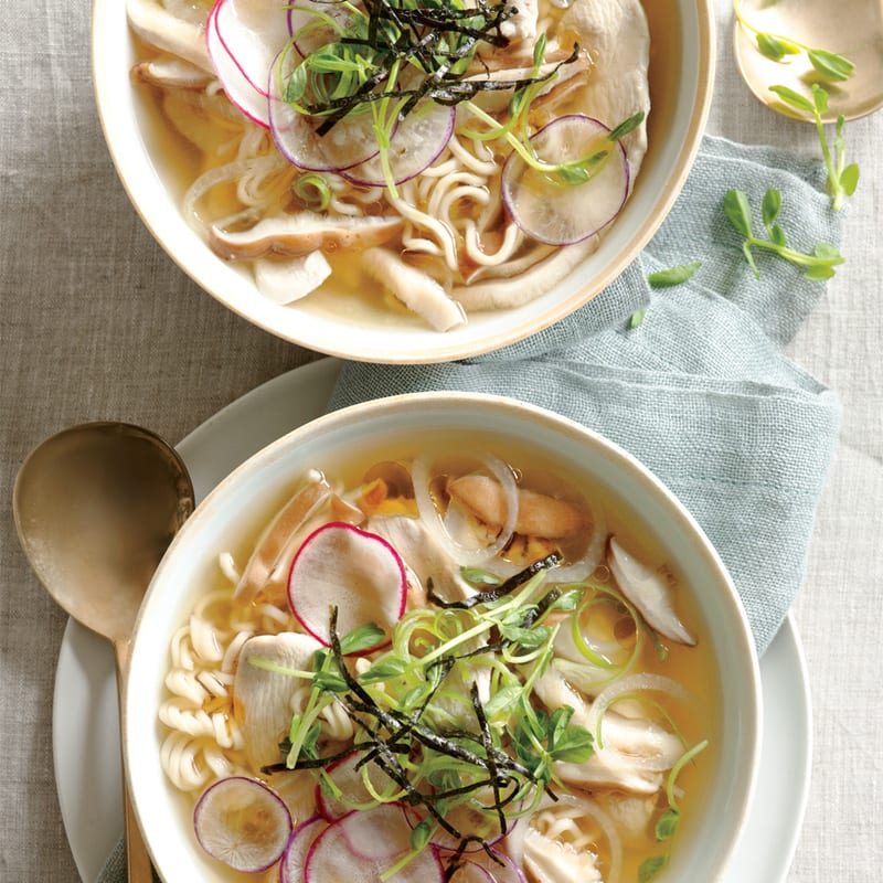 Photo of Hearty ramen soup with chicken & mushrooms by WW