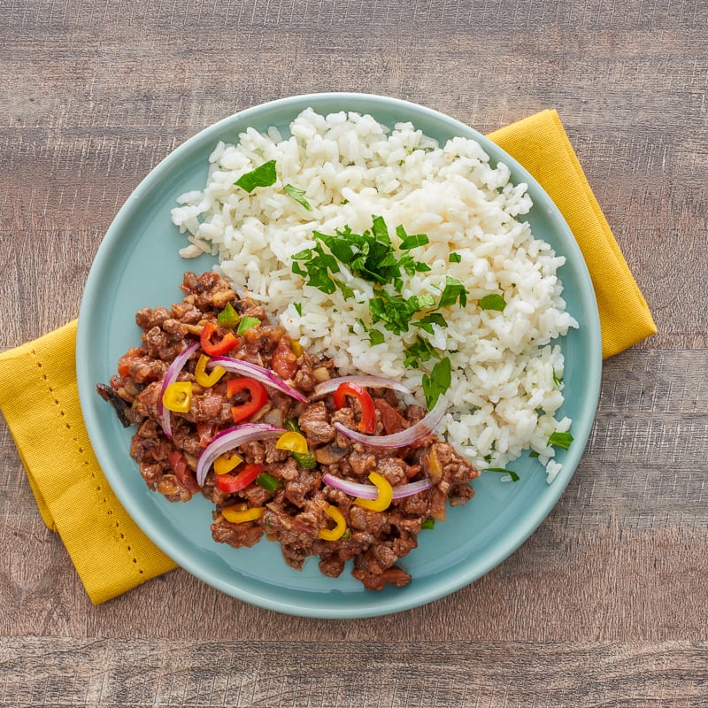 Photo of Picadillo and rice by WW