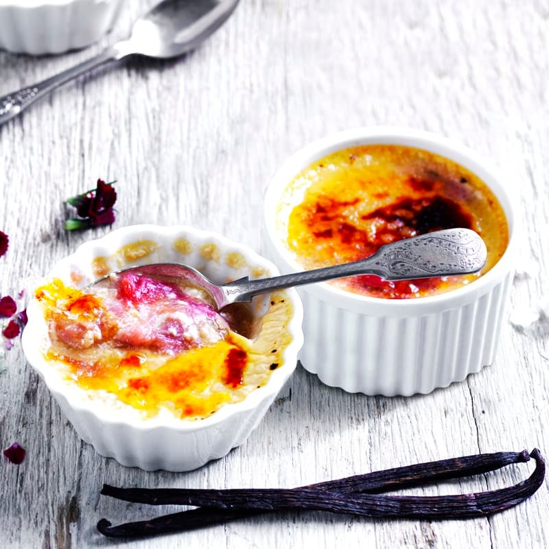 Photo of Rhubarb and ginger brûlée by WW