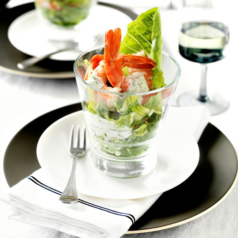 Photo of Prawn cocktails with coriander lime dressing by WW