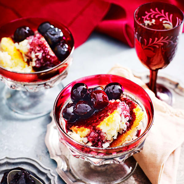 Photo of Italian rice pudding with cherry compote by WW