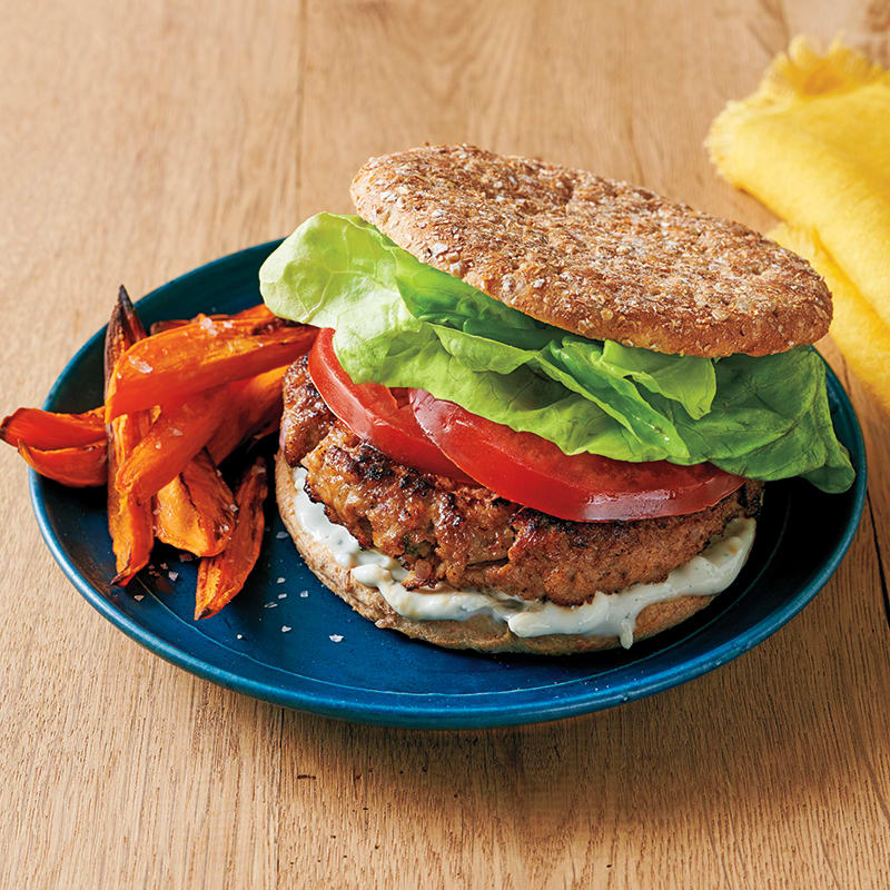 Photo of Sage and blue cheese chicken burgers by WW