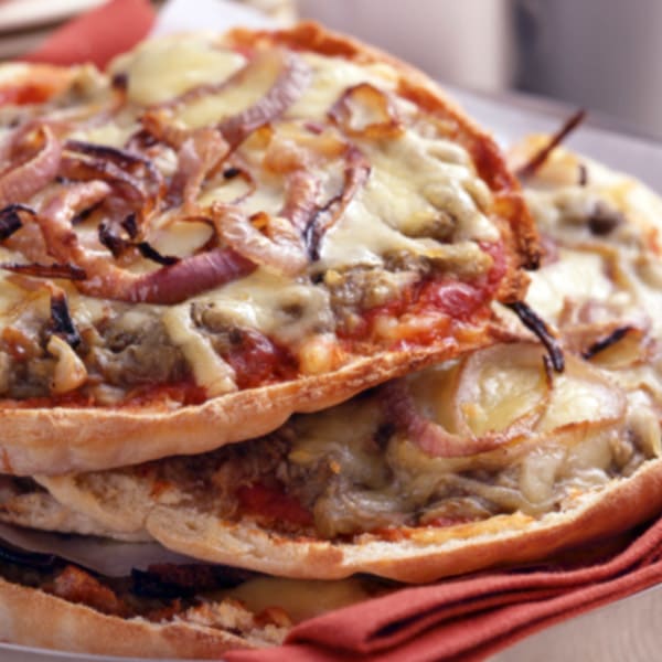 Photo of Fontina and Roasted Eggplant Pita Pizza by WW