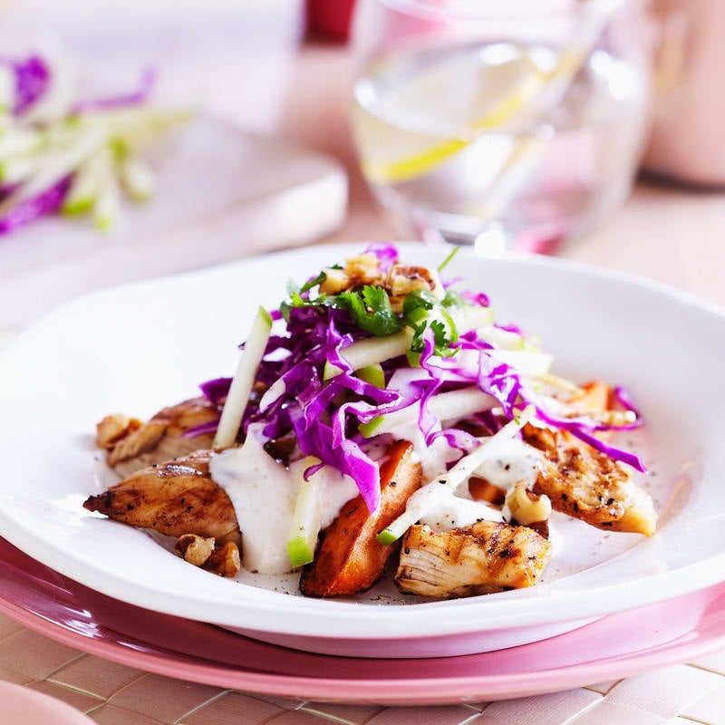 Photo of Barbecued chicken with yoghurt dressing by WW