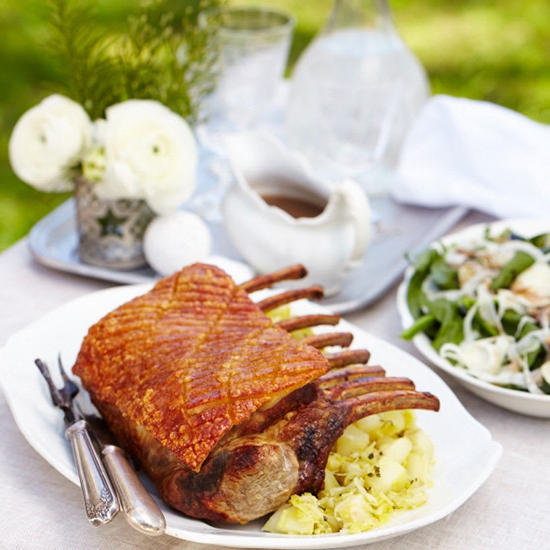 Photo of Roasted pork rack with cider apples by WW