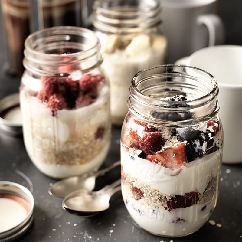 Photo of French berry overnight oats by WW
